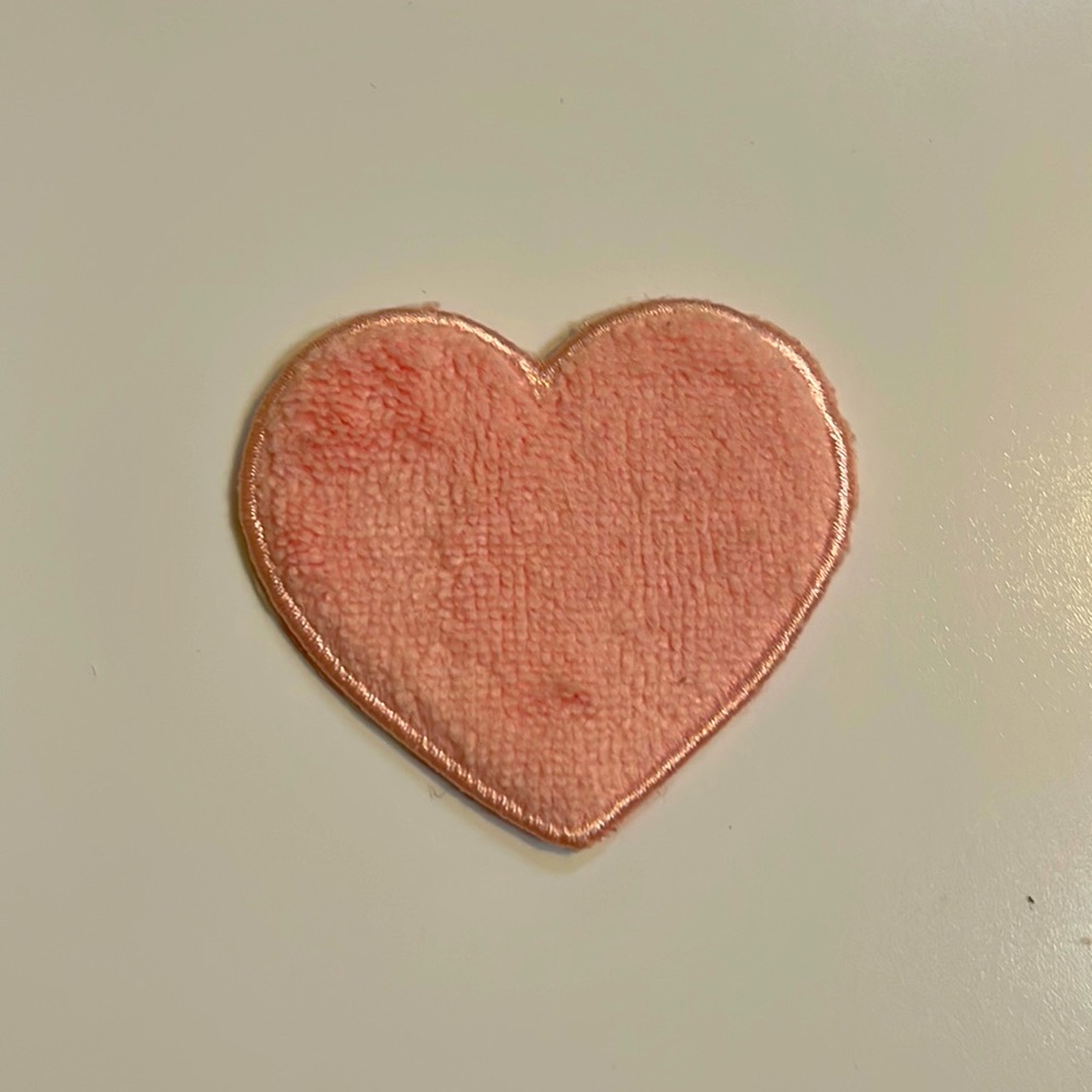 Stoney Clover Lane Terry pink heart patch